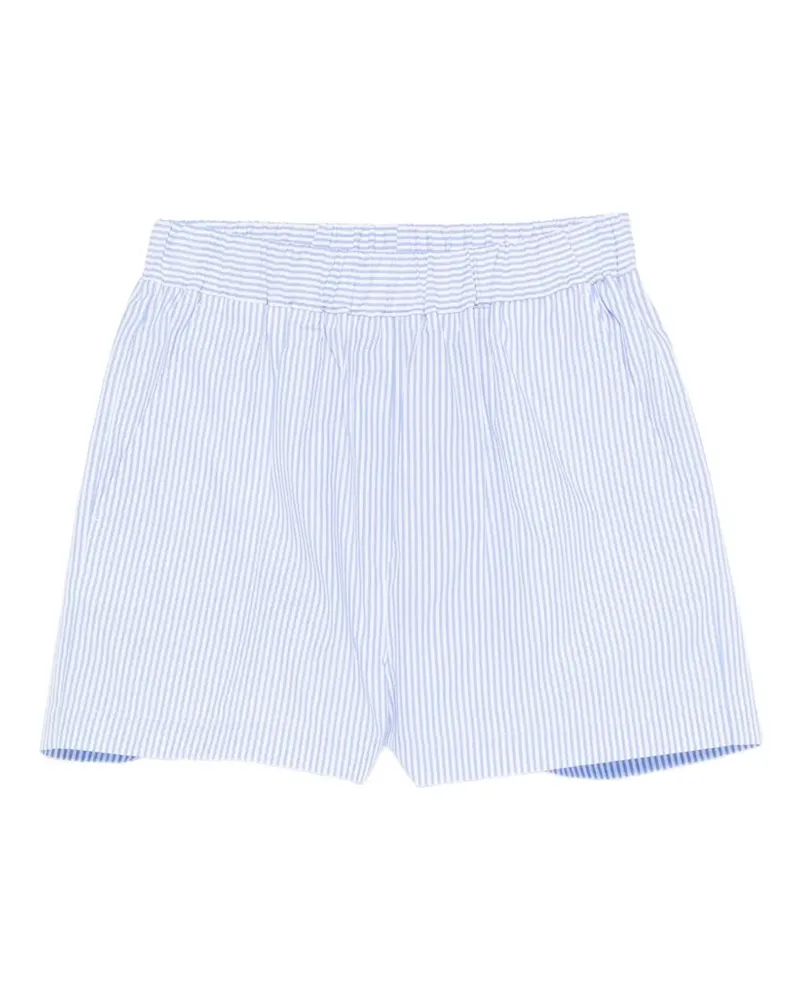 Manuel Ritz Gestreifte Shorts - Blau Blau