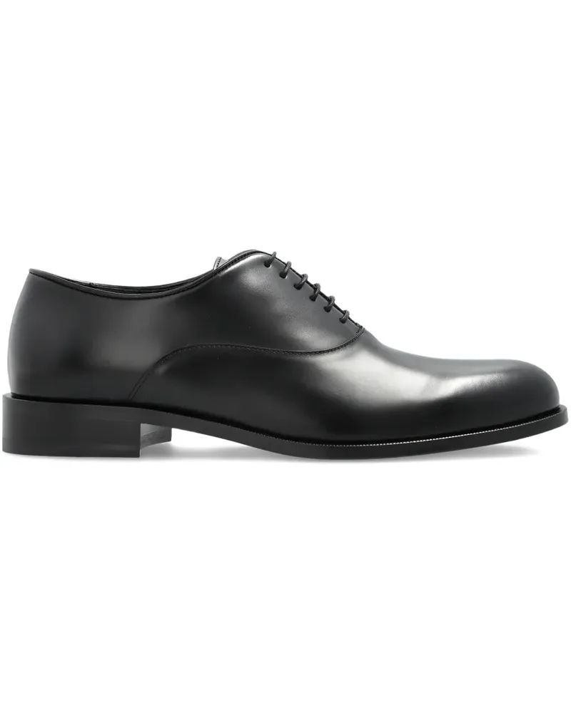 Giorgio Armani Oxford-Schuhe mit Schnürung - Schwarz Schwarz