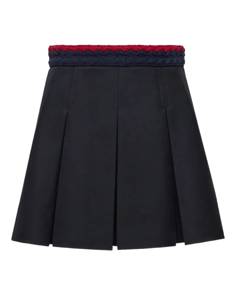 Moncler Minirock mit Falten - Blau Blau