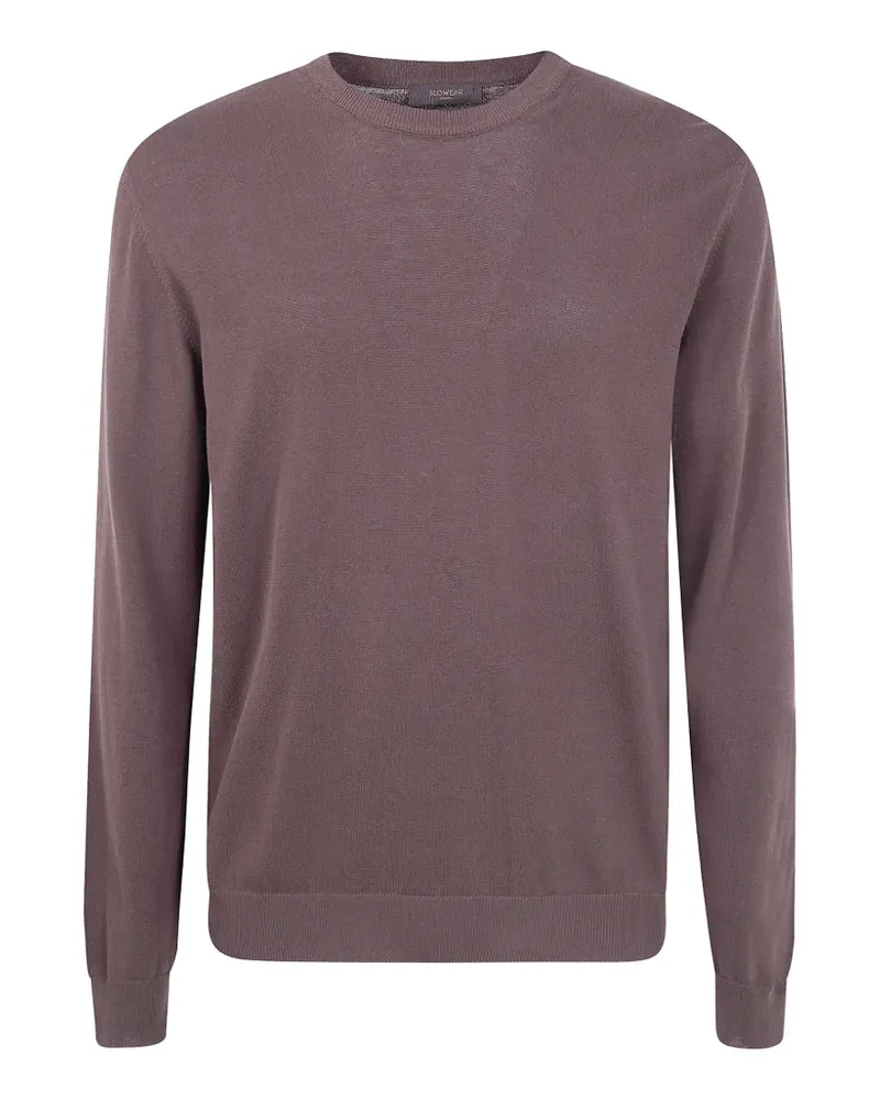 Zanone T-Shirt mit rundem Ausschnitt - Violett Violett