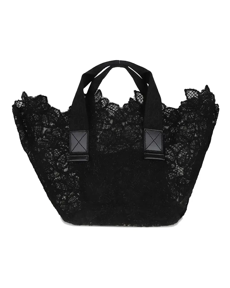 Ermanno Scervino Shopper aus Spitze - Schwarz Schwarz