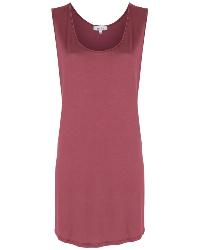 Amir Slama Ärmelloses T-Shirtkleid - Violett Violett