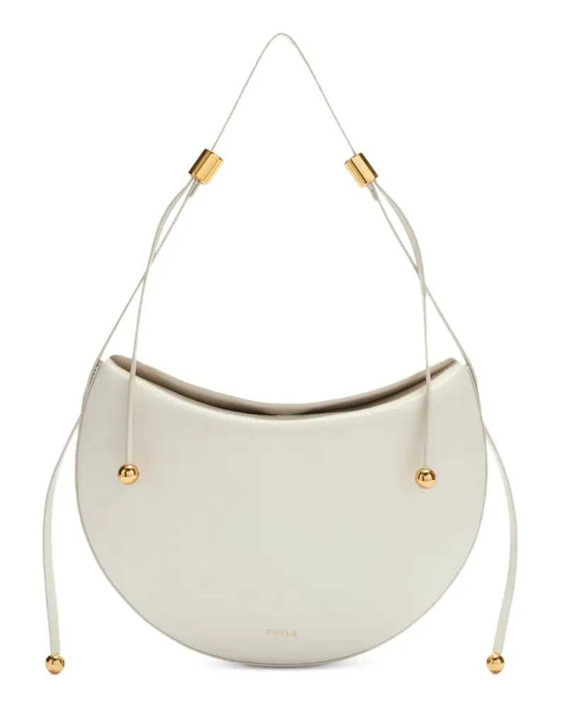 Furla Kleine Moonstone Schultertasche mit verstellbarem Riemen - Nude Nude