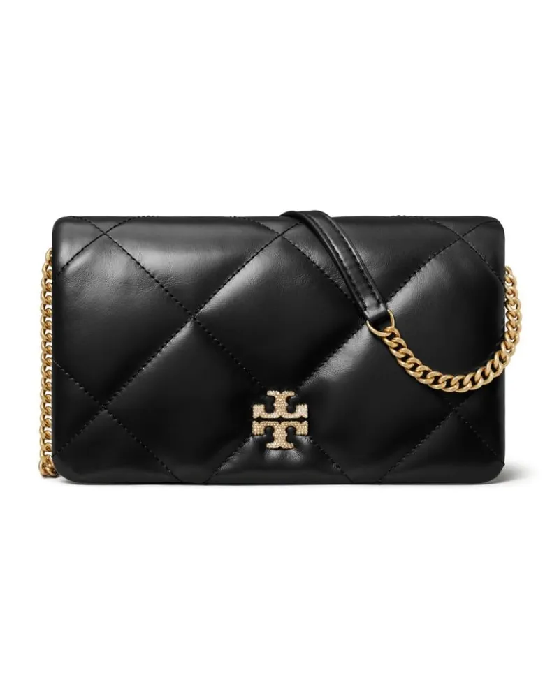 Tory Burch Kira Portemonnaie mit Kettenriemen - Schwarz Schwarz