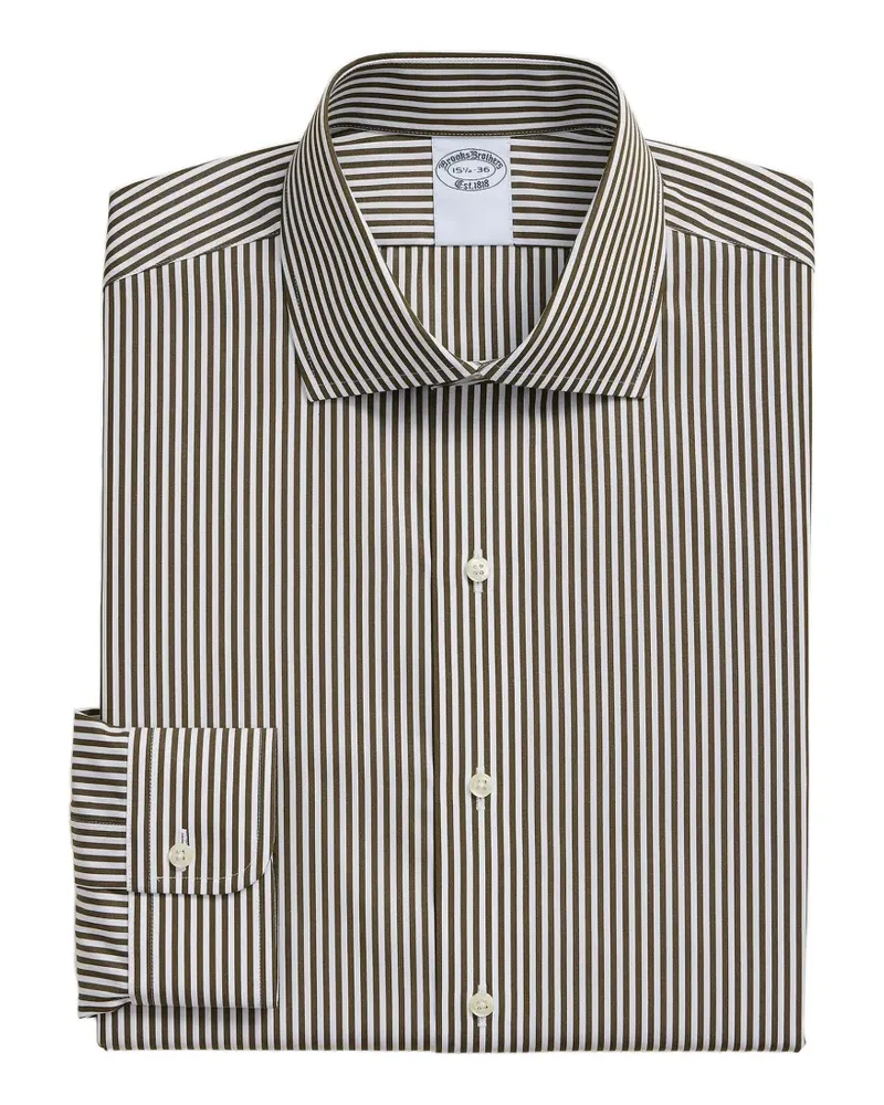 Brooks Brothers Gestreiftes Hemd - Grün Grün