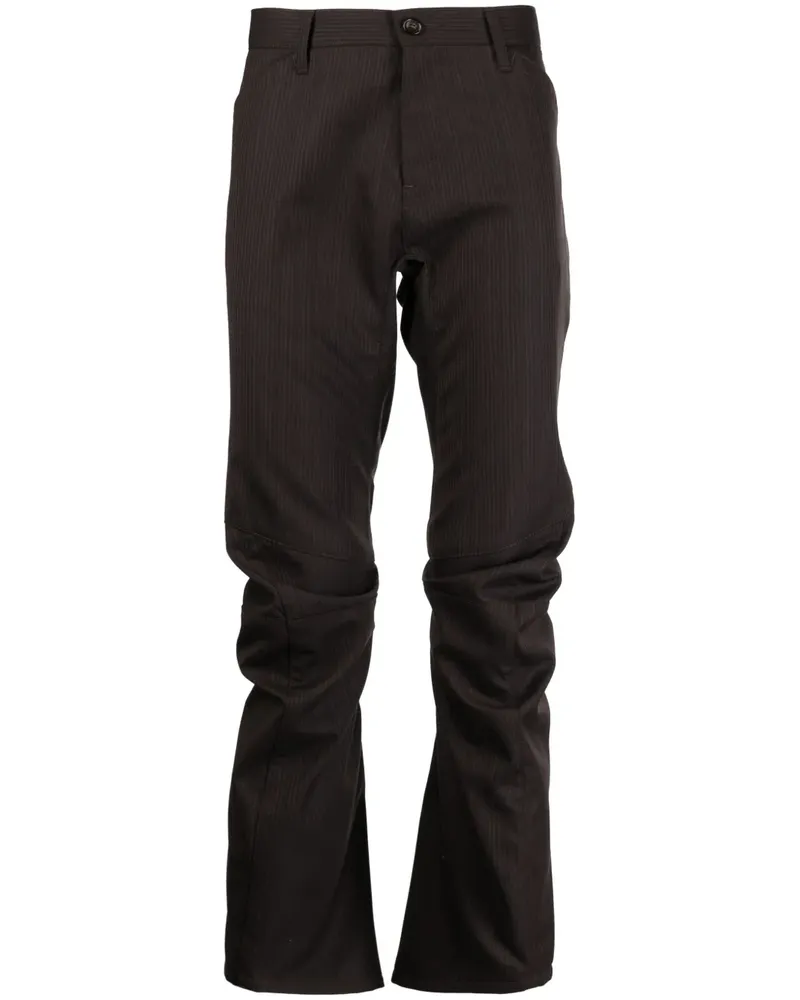 Junya Watanabe Gestreifte Hose - Braun Braun