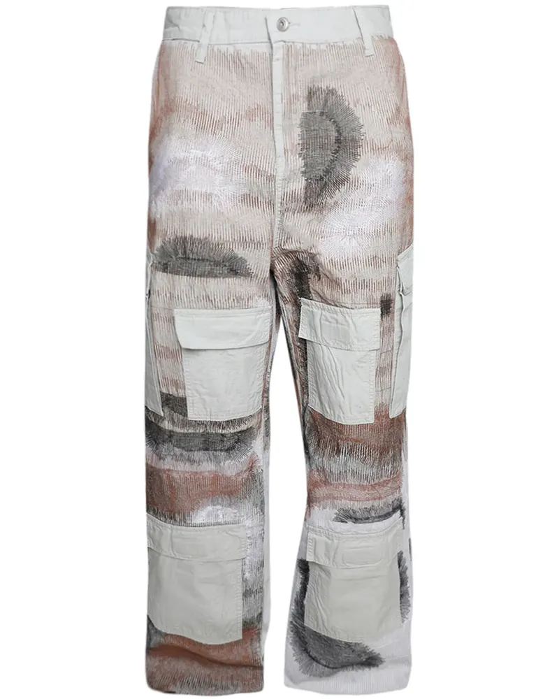 WHO DECIDES WAR Darning Hose - Grau Grau