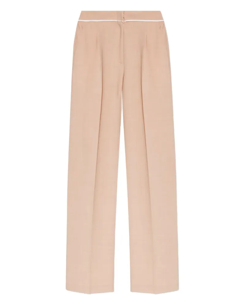 forte_forte Plissierte Hose - Rosa Rosa