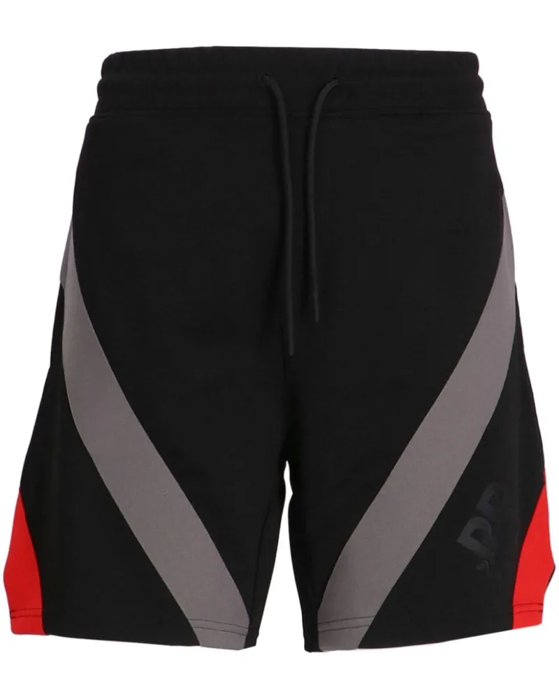 HUGO BOSS x Racing Bulls Sportshorts mit Logo-Print - Schwarz Schwarz