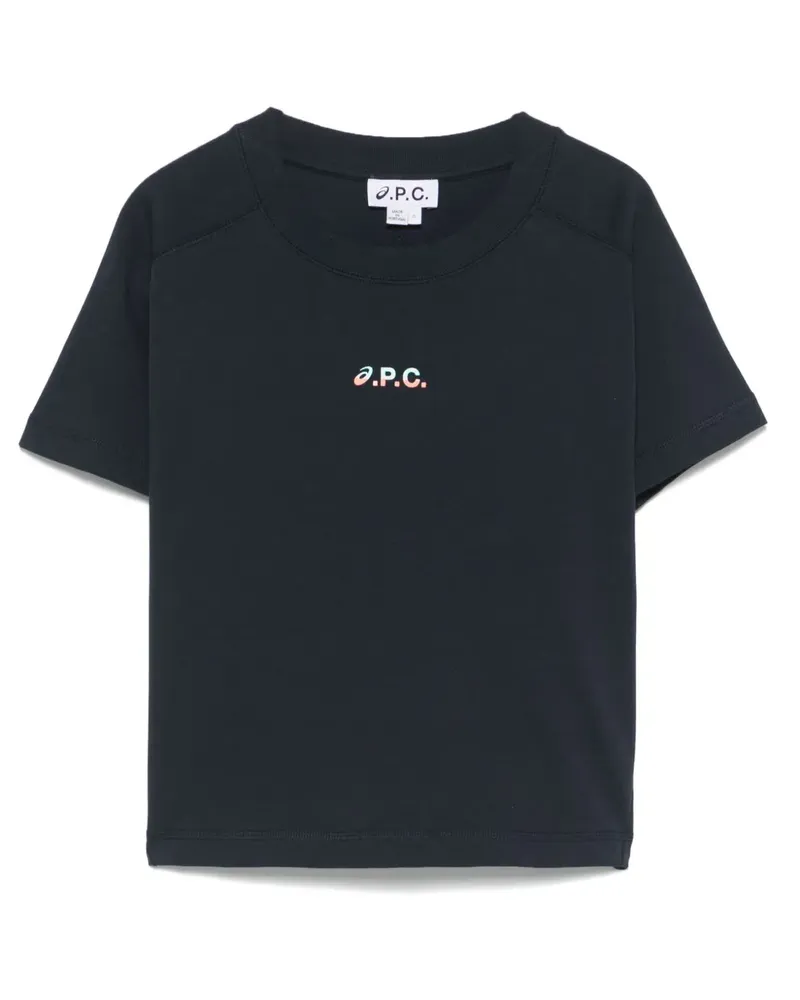 A.P.C. x Asics Cloud T-Shirt - Blau Blau