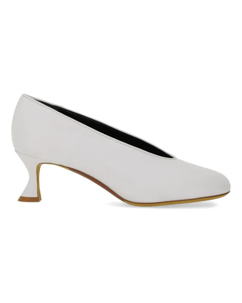 Moschino round-toe pumps - Weiß Weiß
