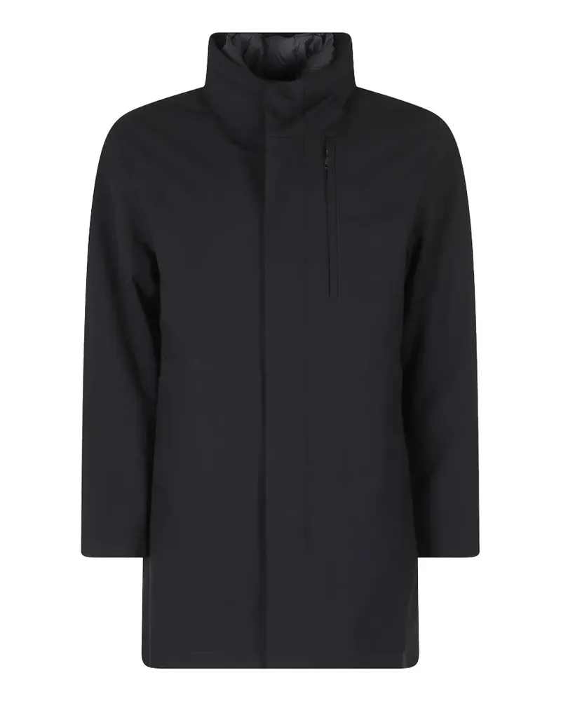 DUNO Blake high-neck coat - Schwarz Schwarz