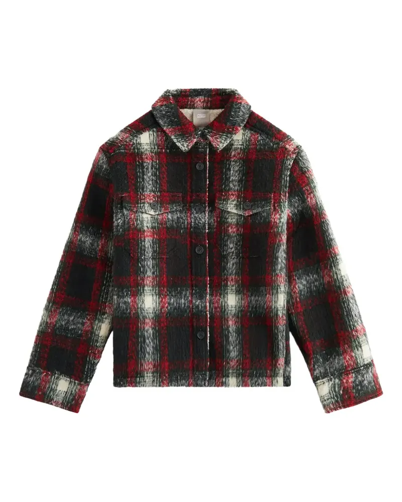 KITH Karierte Oversized-Jacke - Schwarz Schwarz