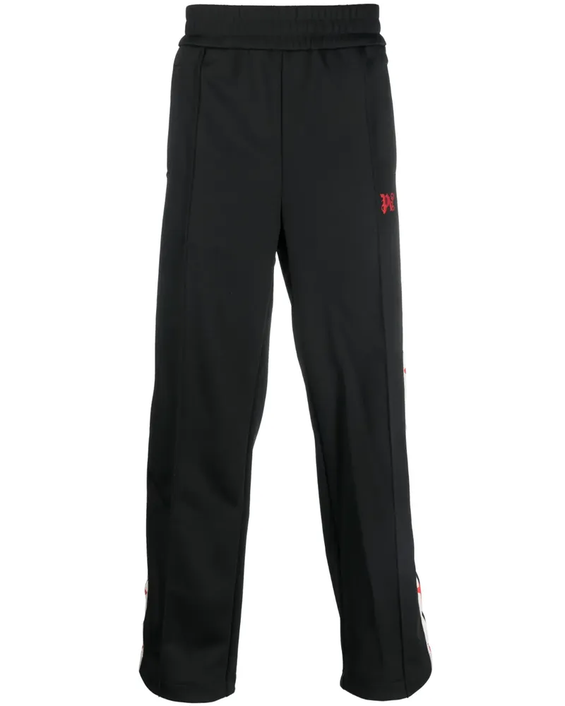 Palm Angels Jogginghose mit Logo-Stickerei - Schwarz Schwarz