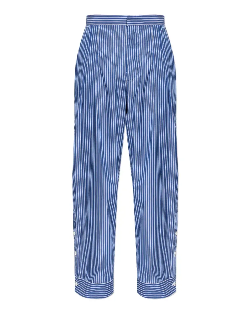 Loewe striped trousers - Blau Blau