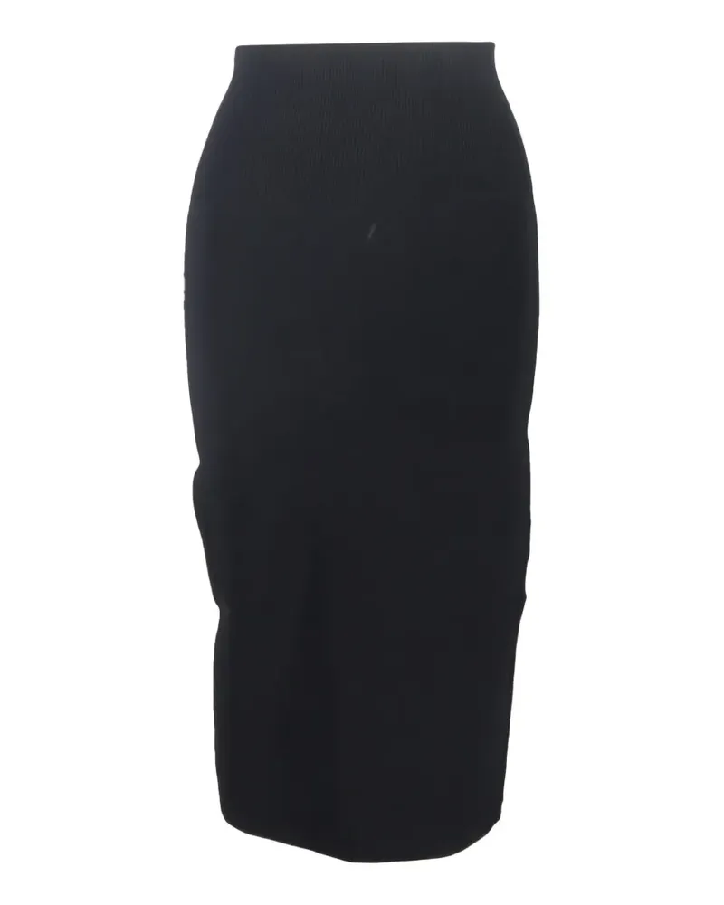 Victoria Beckham slit midi skirt - Schwarz Schwarz
