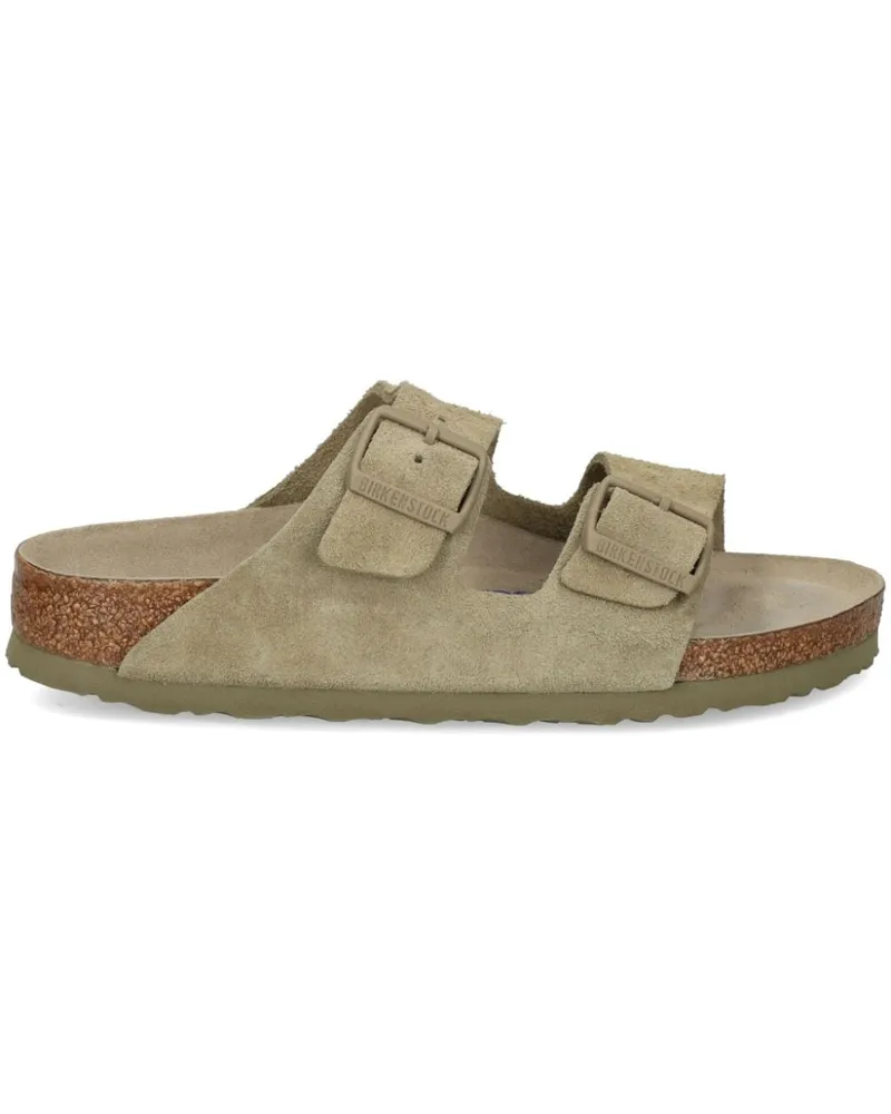 Birkenstock Arizona Sandalen aus Wildleder - Grün Grün