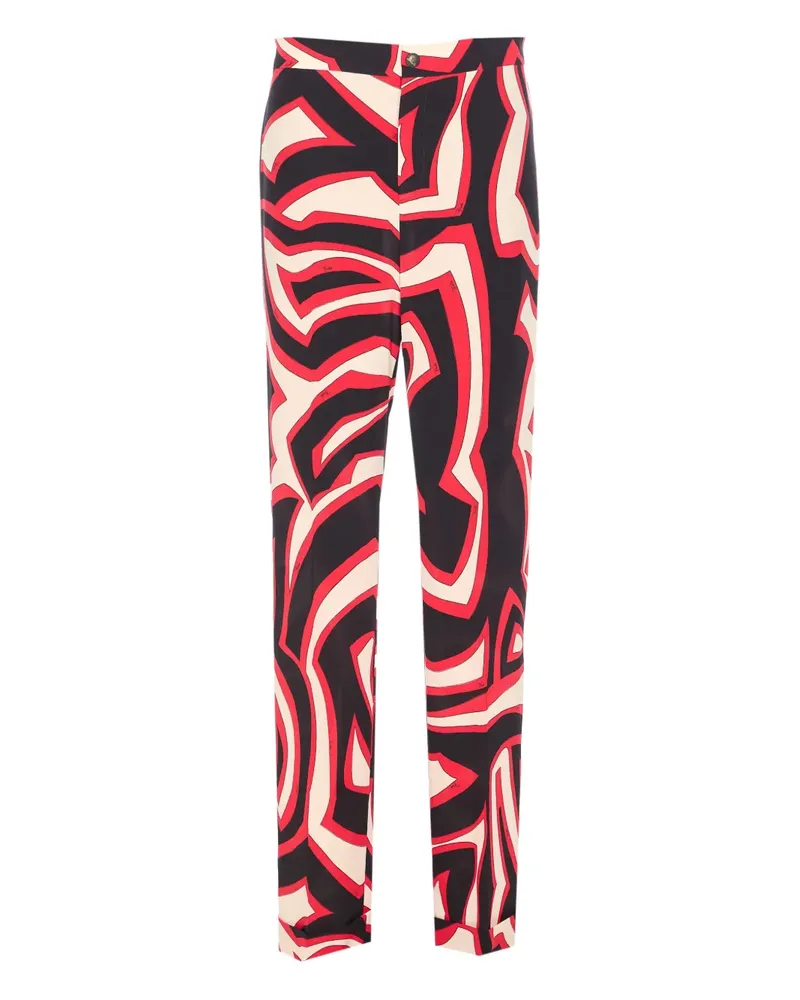 Emilio Pucci Hose mit Print - Schwarz Schwarz