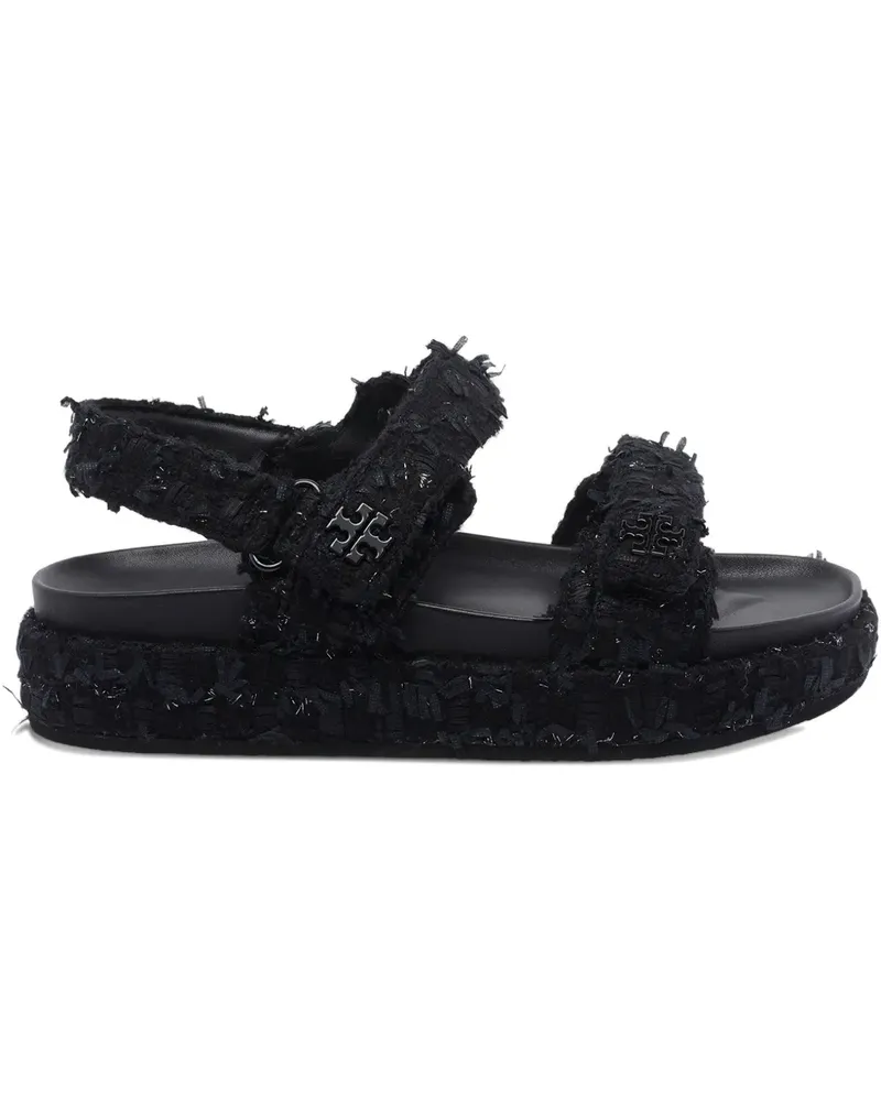 Tory Burch logo open toe sandals - Blau Blau