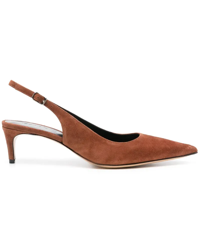 ERALDO Pumps aus Wildleder 50mm - Braun Braun
