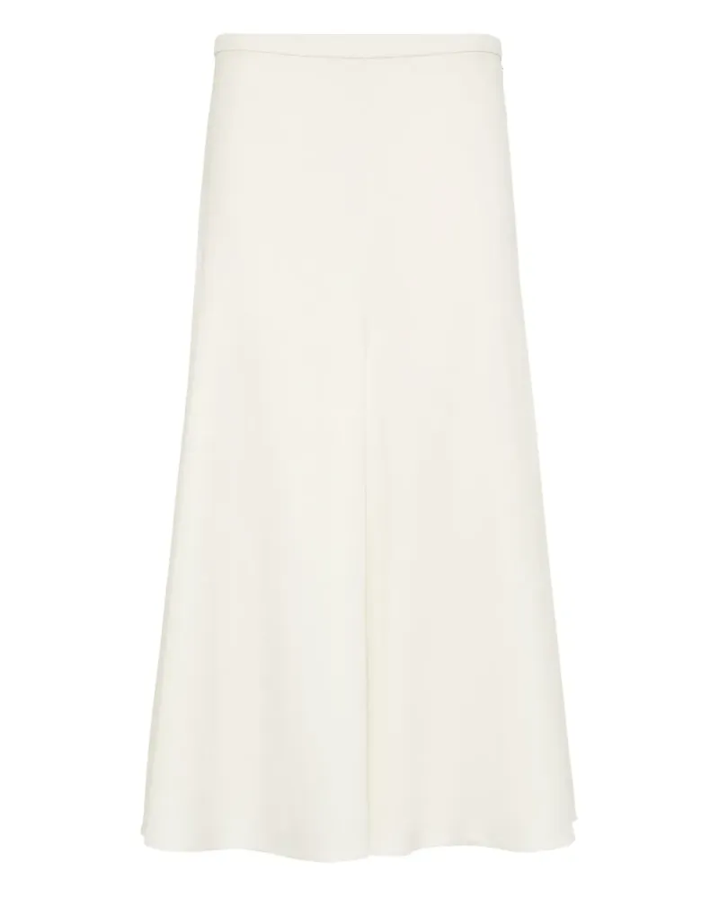 Brunello Cucinelli Midirock in A-Linie - Nude Nude