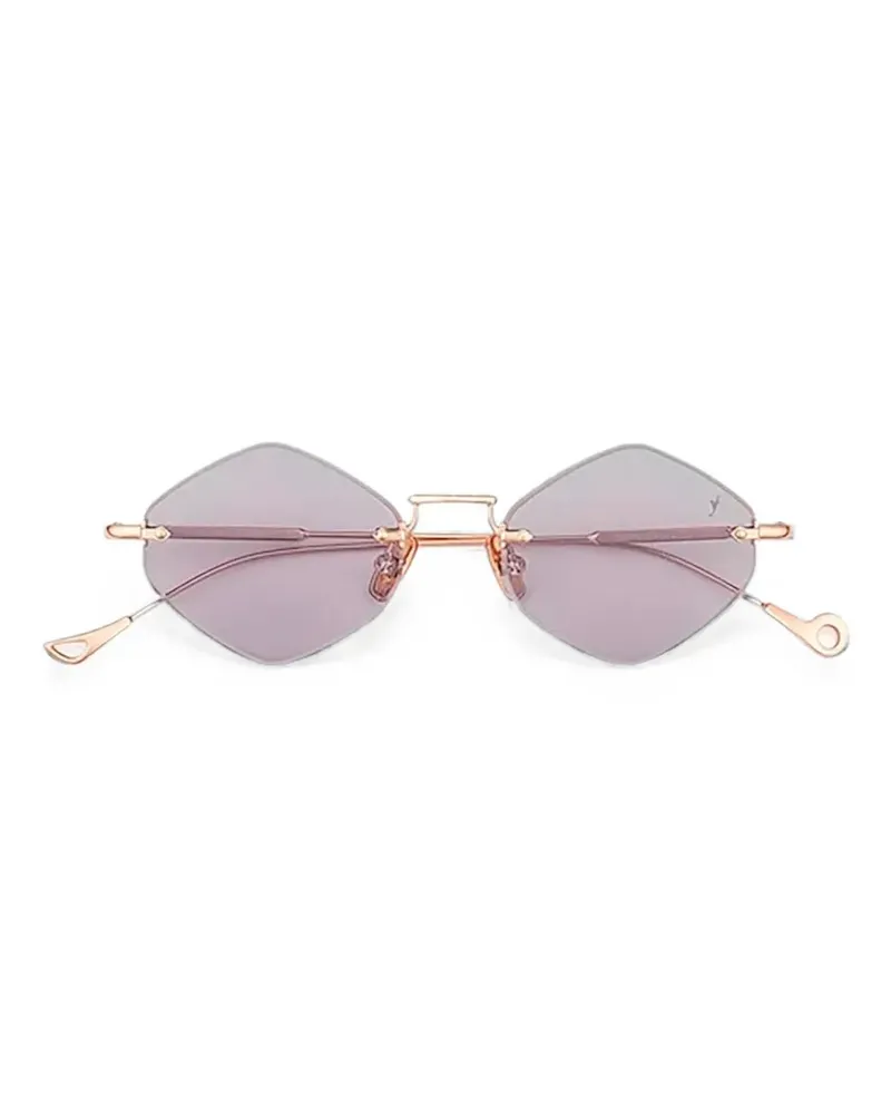 Eyepetizer Empire Sonnenbrille mit geometrischem Gestell - Rosa Rosa