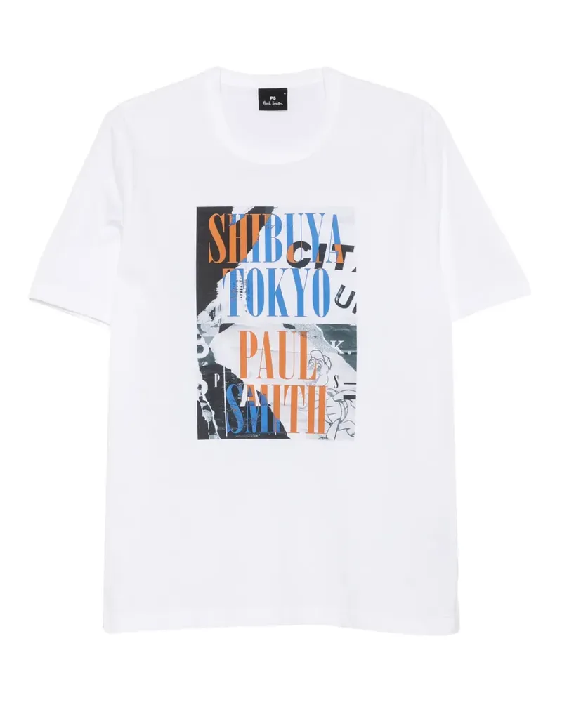Paul Smith T-Shirt mit grafischem Print - Weiß Weiß