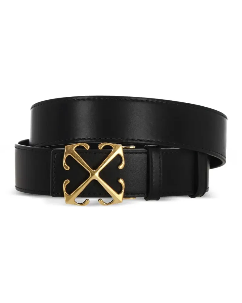 OFF-WHITE Gürtel mit ikonischer Arrows-Schnalle - Schwarz Schwarz