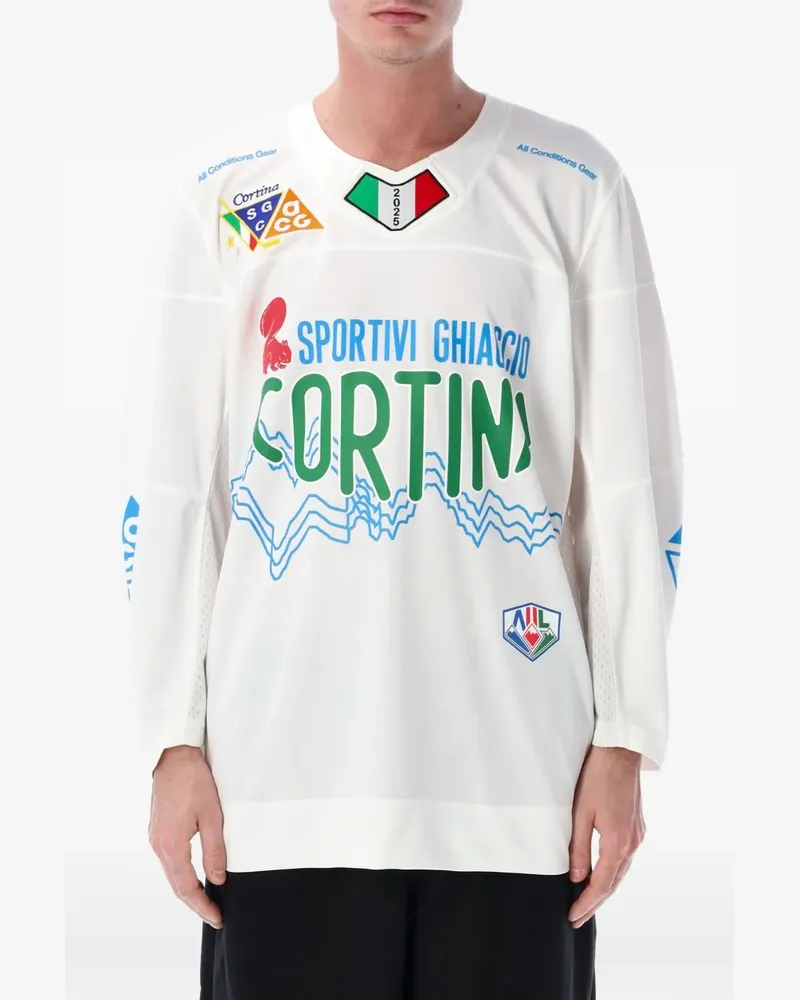 Nike hockey printed T-shirt - Weiß Weiß