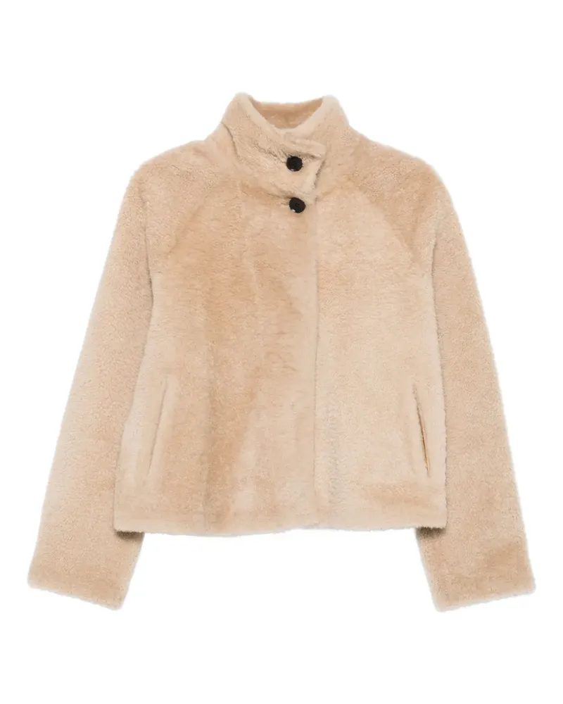 Arma Geknöpfte Jacke mit Stehkragen - Nude Nude
