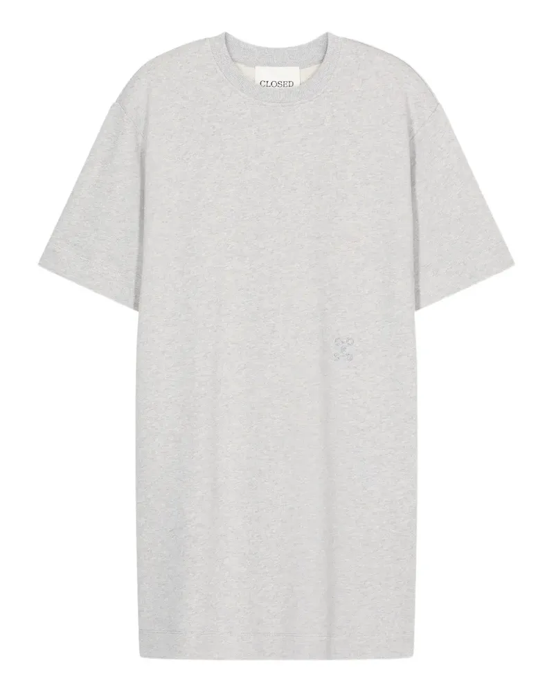 Closed Kurzärmeliges Minikleid - Grau Grau