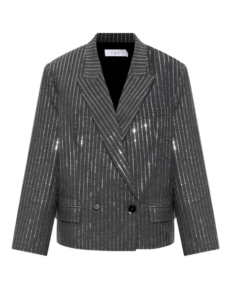 IRO Bay sequin-embellished blazer - Grau Grau