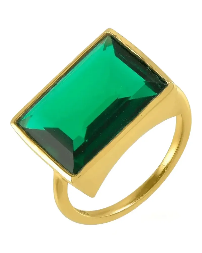 Shyla medium Lenny crystal-embellished ring - Gold Gold