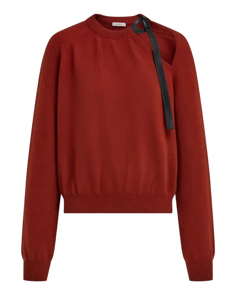 Ferragamo Pullover mit Cut-Out - Rot Rot