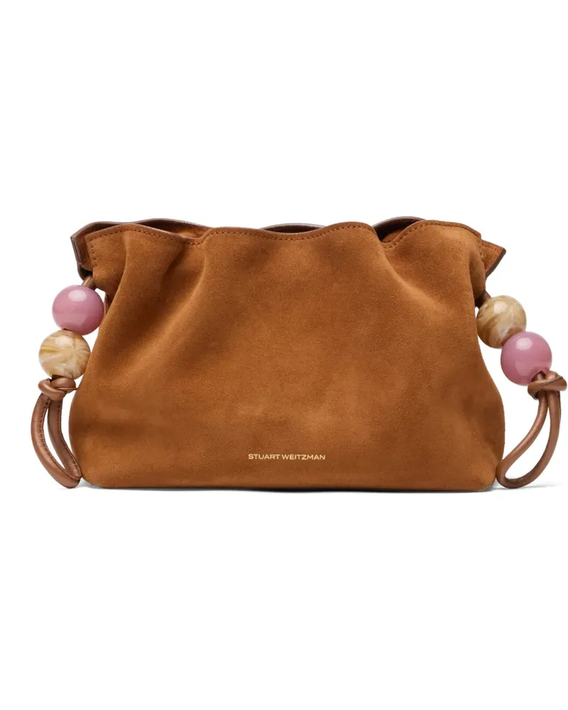 Stuart Weitzman mini Majorca clutch bag - Braun Braun