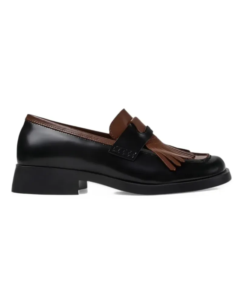 Camper Twins fringed loafers - Schwarz Schwarz