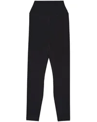 SPORTY & RICH Leggings mit hohem Bund Schwarz