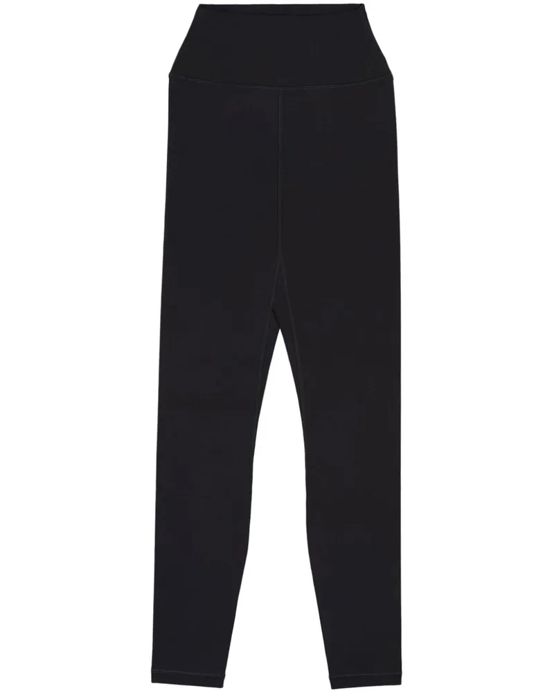 SPORTY & RICH Leggings mit hohem Bund - Schwarz Schwarz
