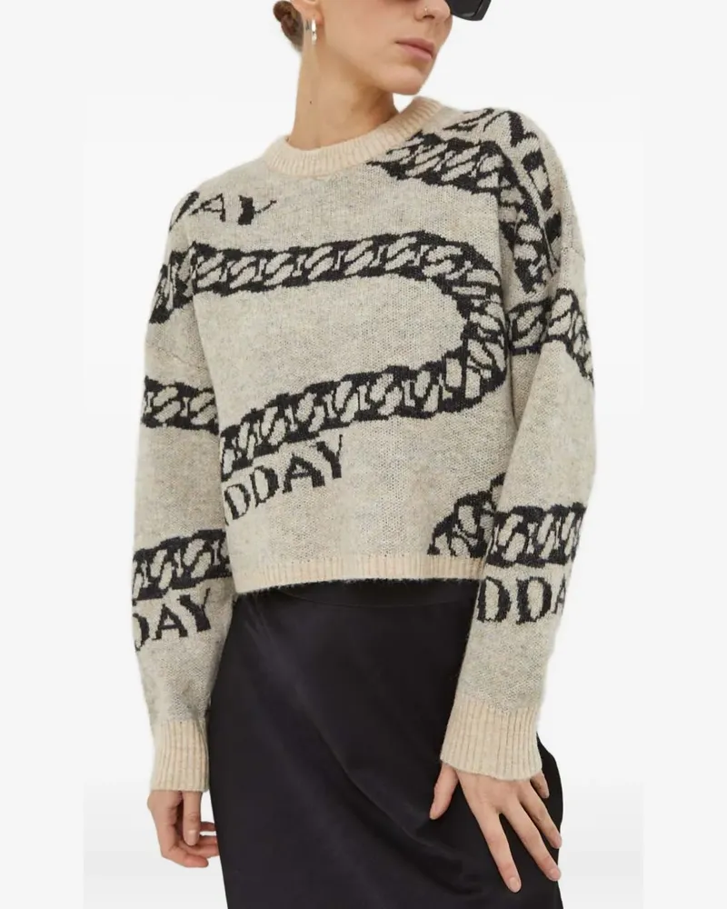Day Birger et Mikkelsen Pullover mit Ketten-Print - Nude Nude