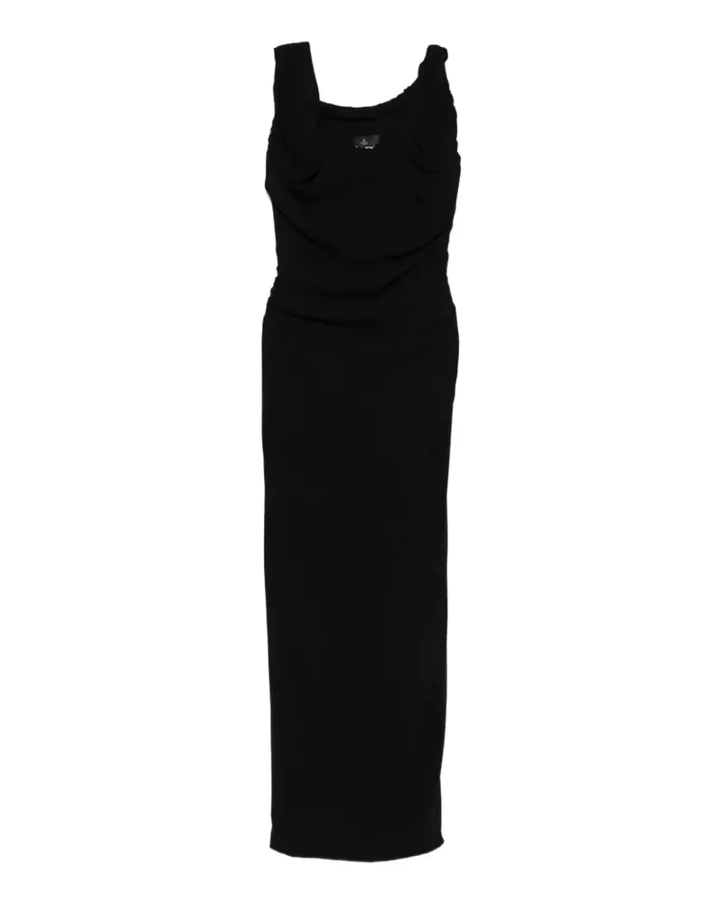 Vivienne Westwood Drapiertes Ginnie Amber Maxikleid - Schwarz Schwarz