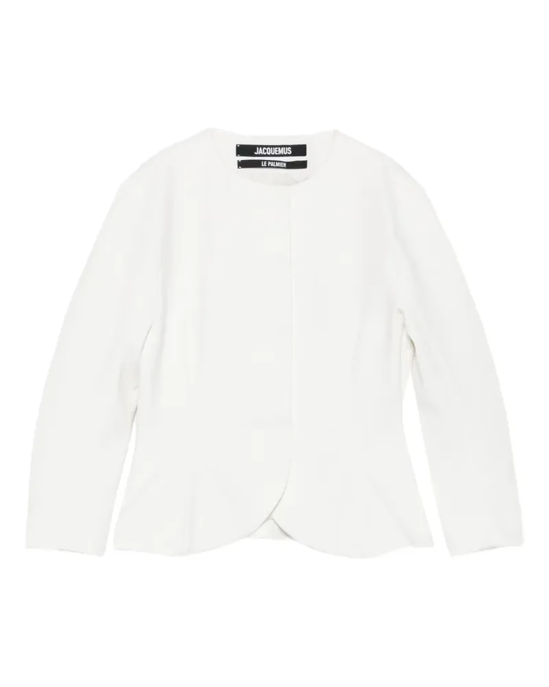 Jacquemus La Veste Palmier Jacke - Weiß Weiß
