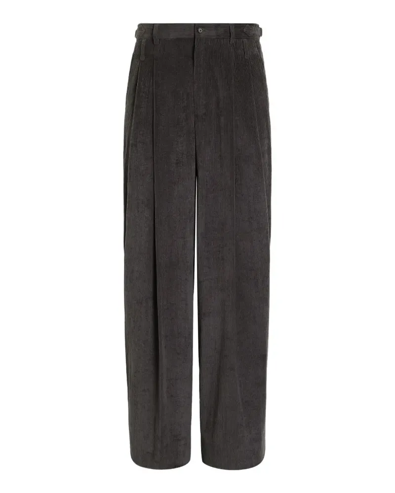 Dolce & Gabbana Hose aus Samt - Grau Grau
