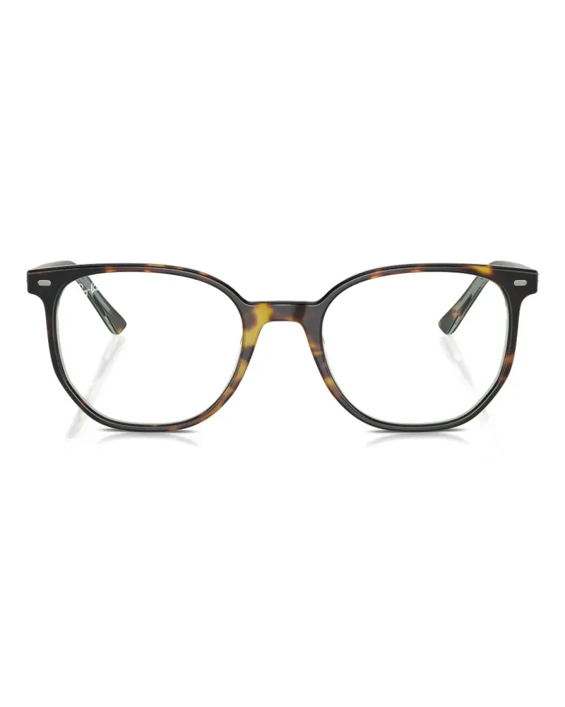 Ray Ban Elliot round-frame glasses - Braun Braun