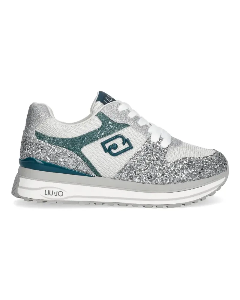 Liu Jo glitter-detail sneakers - Silber Silber