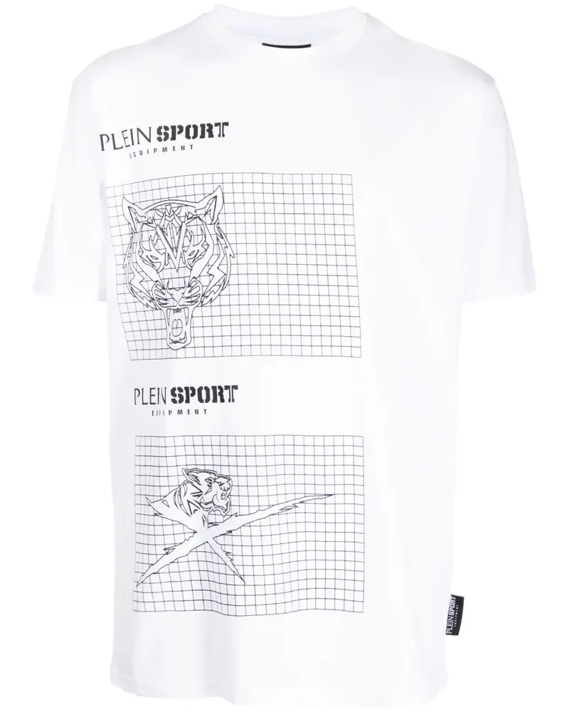 Philipp Plein T-Shirt mit grafischem Print - Weiß Weiß