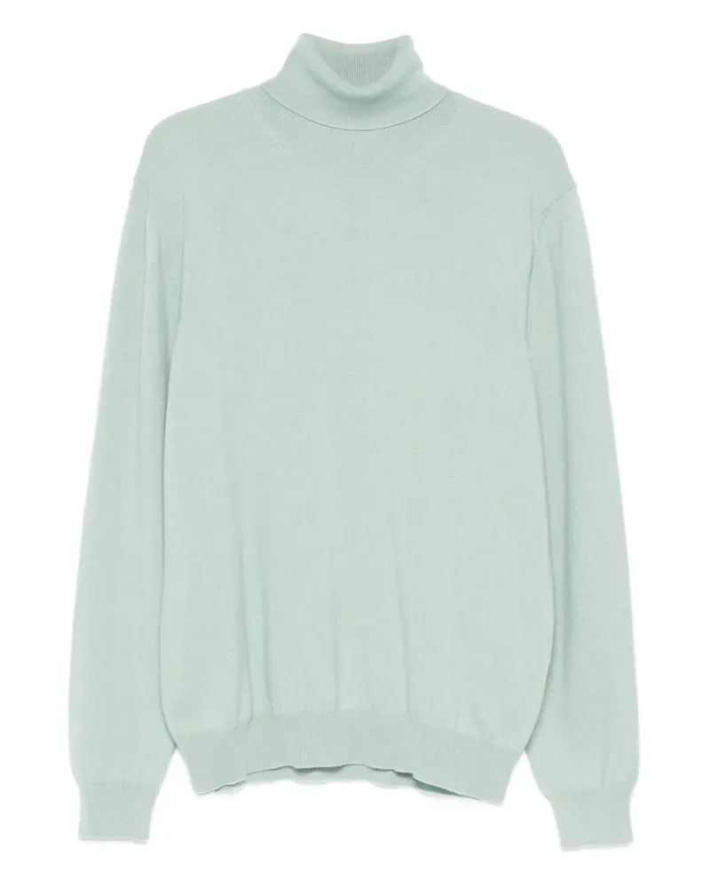 Malo Ciclista Nuovo Basic Rollkragenpullover - Grün Grün