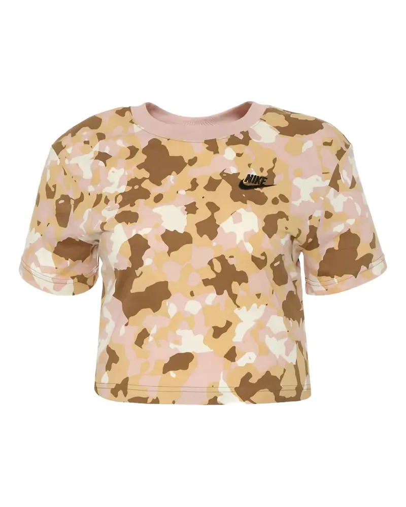Nike camouflage-print short-sleeve T-shirt - Braun Braun