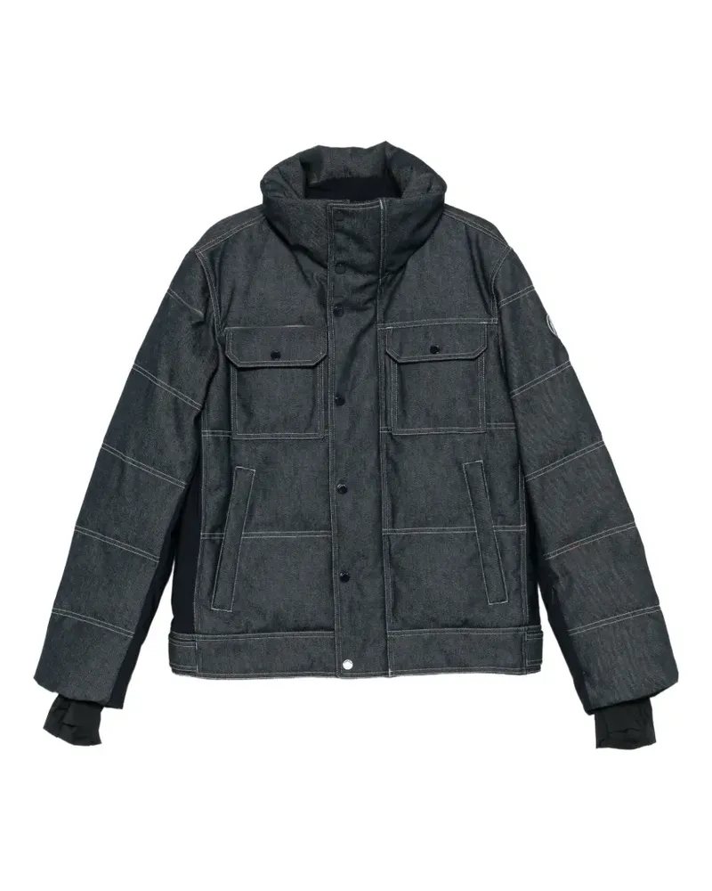 FUSALP Gesteppte Carlo Jeans-Skijacke mit Kontrastnähten - Blau Blau