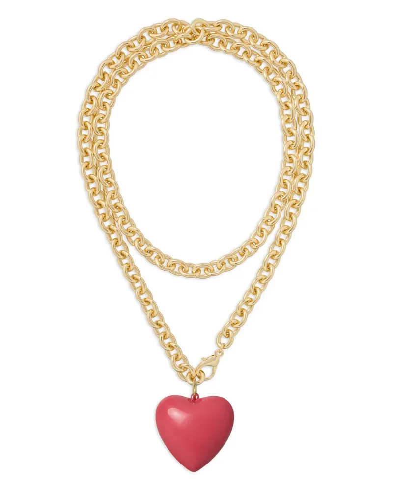 Roxanne Assoulin Big Puffy Heart Halskette - Gold Gold