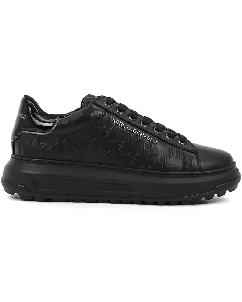 Karl Lagerfeld Sneakers mit Monogramm-Steppung - Schwarz Schwarz